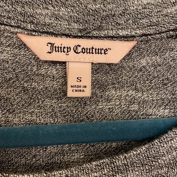Juicy Couture Grey Long Sleeve Knotted Top - Picture 4 of 6
